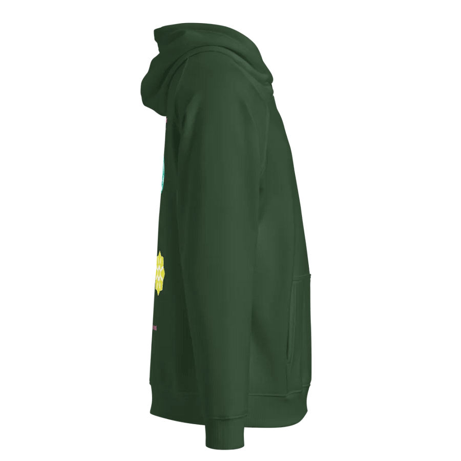 Walking Gardens green hoodie product image (6)