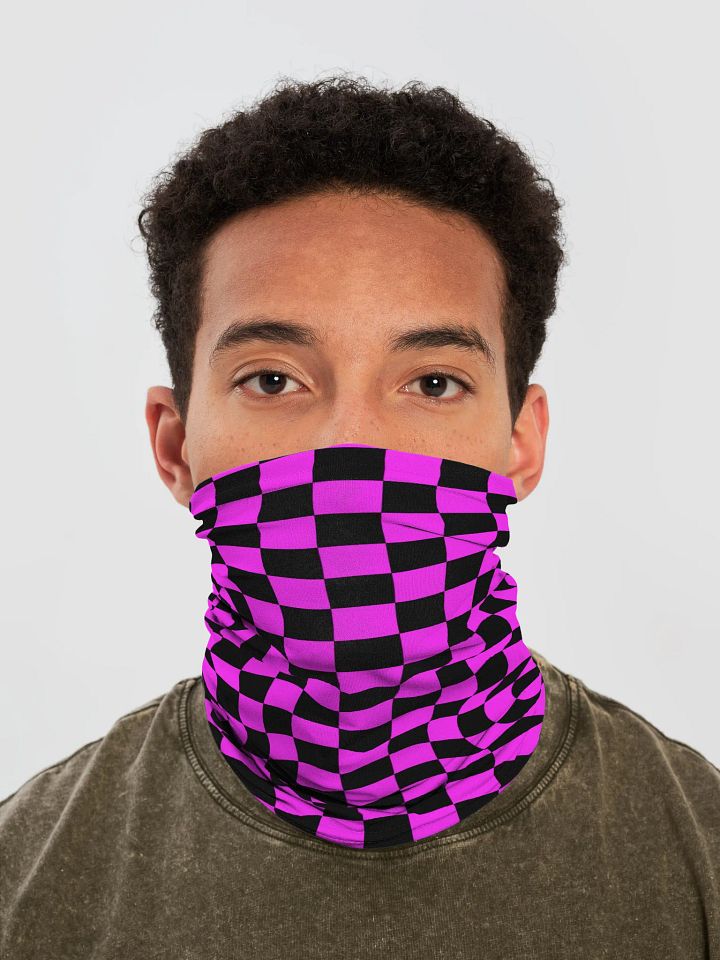 Black & Pink Neck Gaiter product image (1)