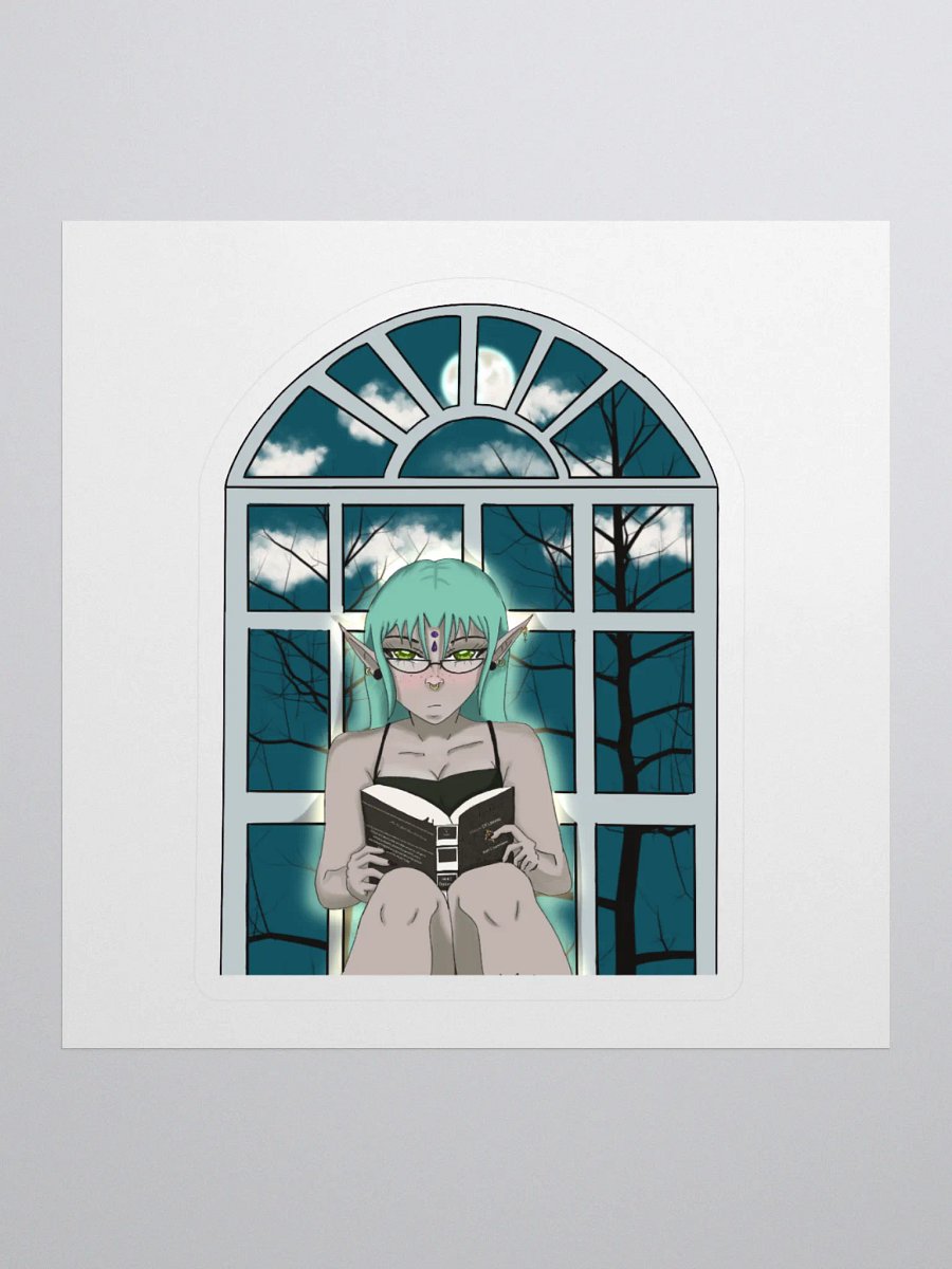 Nighttime Reading Sticker product image (1)