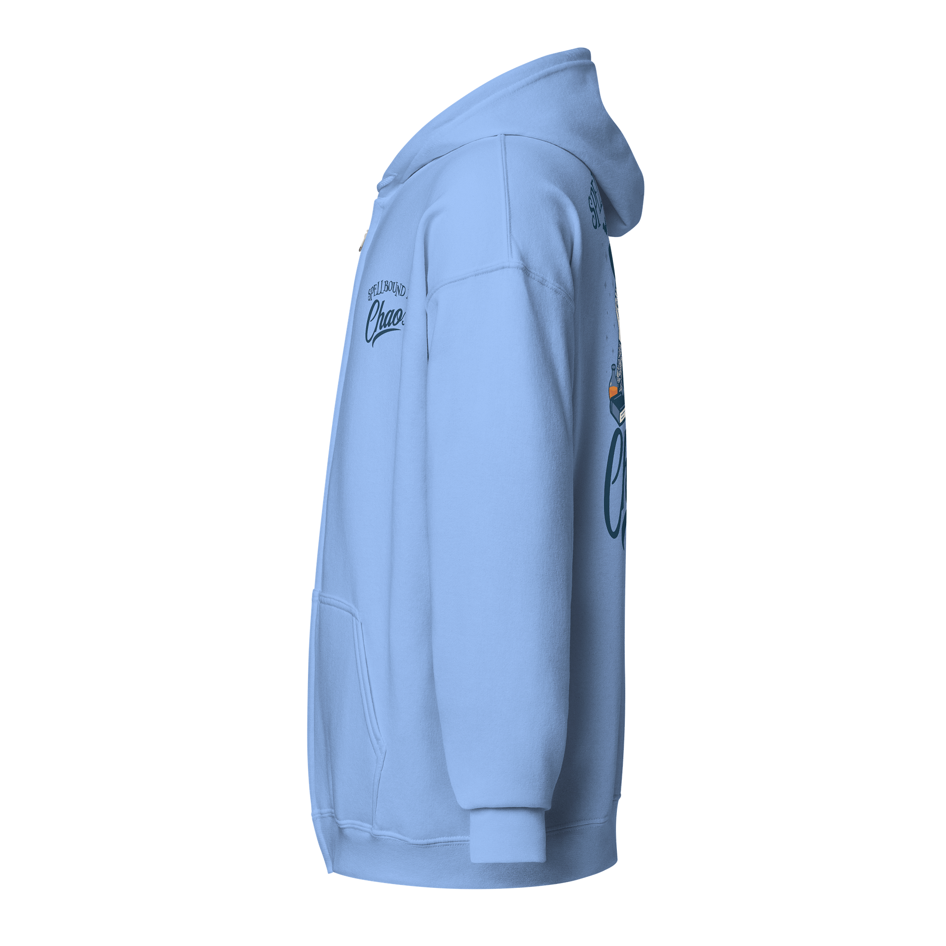 Spellbound by Chaos Halloween Zip Hoodie (Blue Text) - Limited Time! product image (7)