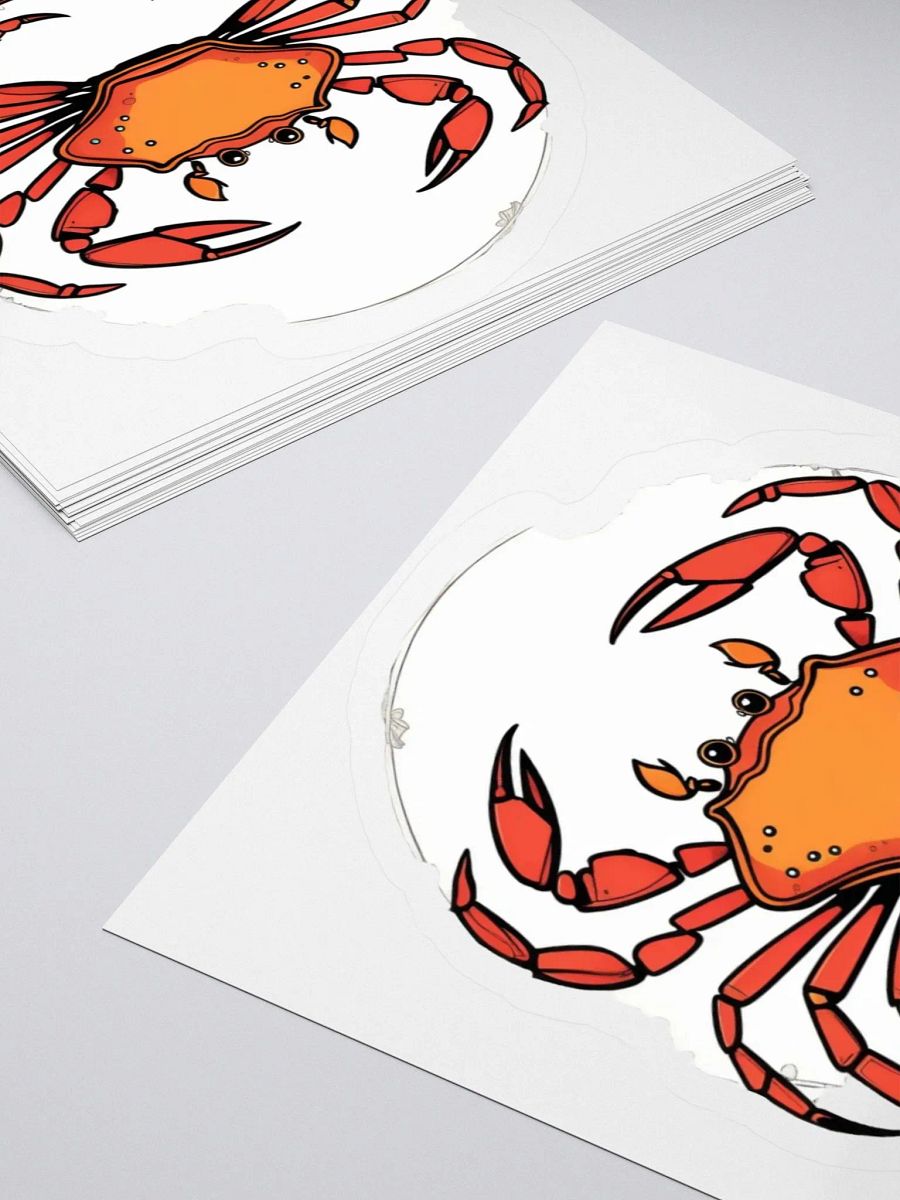 Symmetrical Crab Kiss Cut Stickers product image (4)