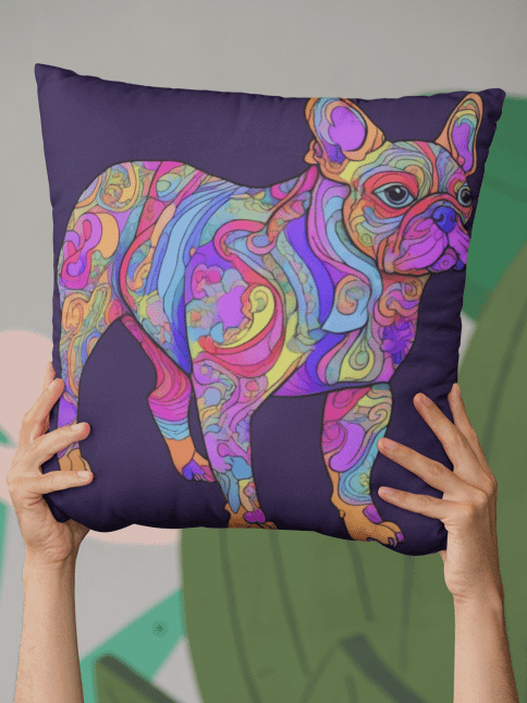 Groovy Frenchie #1 - Pillow product image (2)