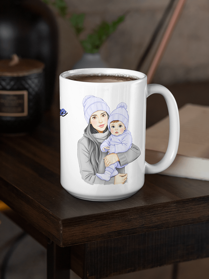 💙Sip in Style, Supermom!💙 (Brown eyes, Black hair) product image (1)
