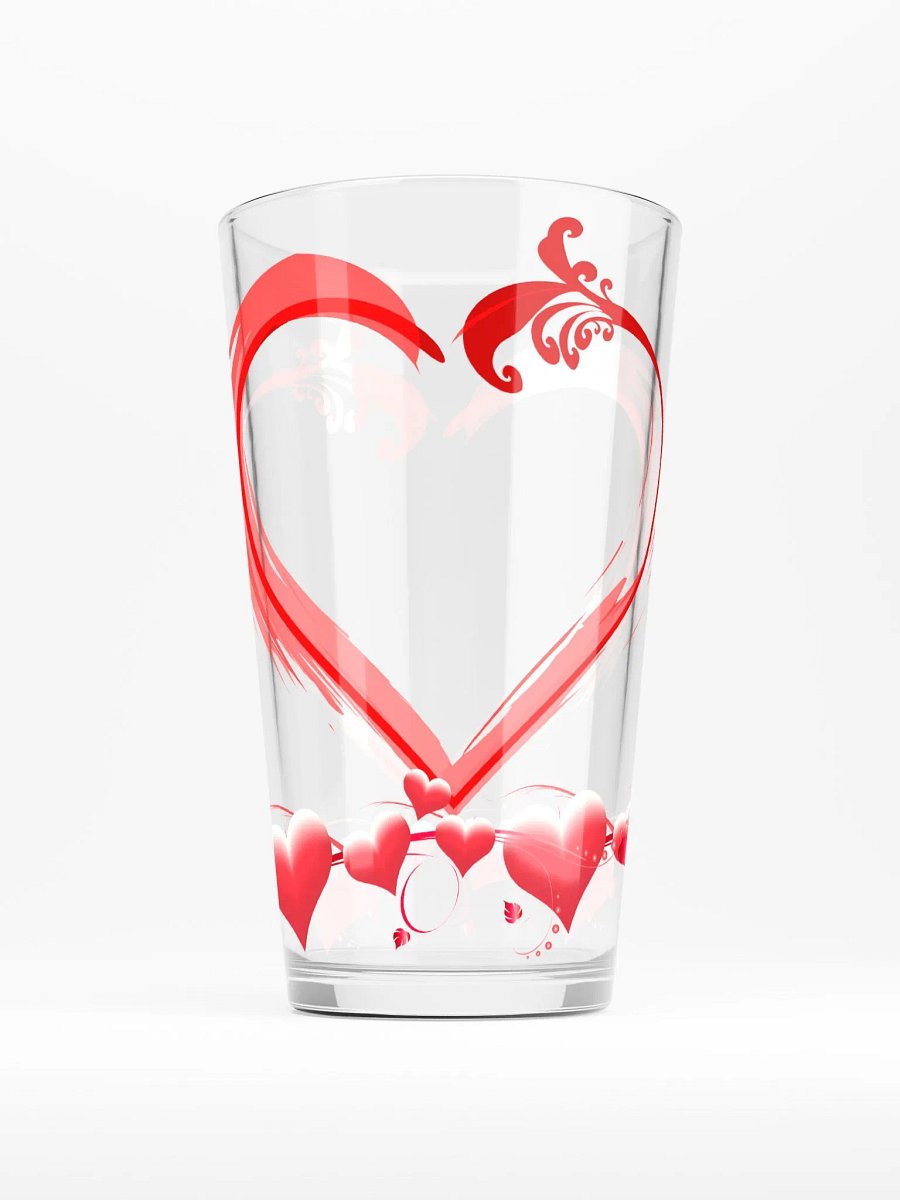 All Hearts Pint Glass product image (1)