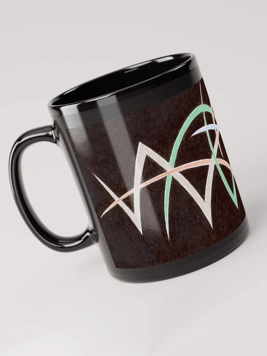 Pinstripe Two Black Glossy Mug product image (3)