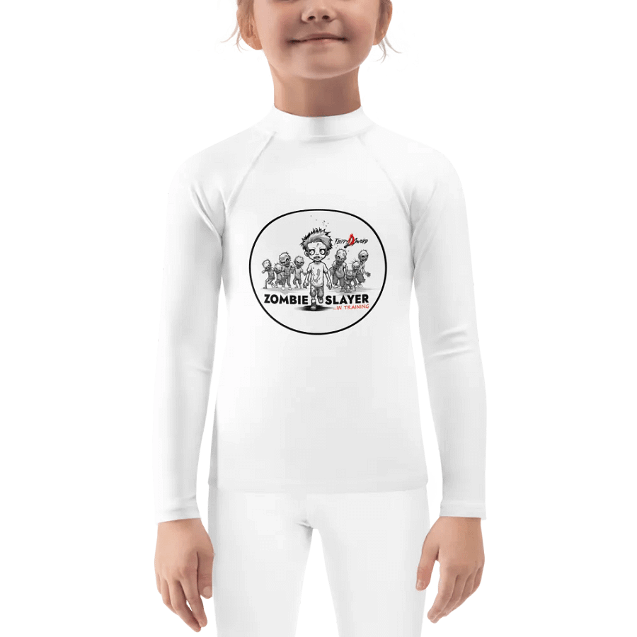 Zombie Slayer Kids Rash Guard product image (1)