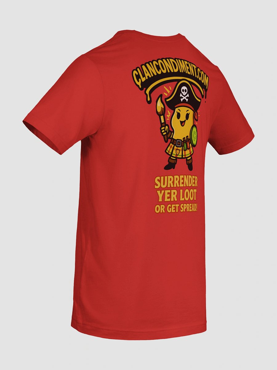 Mustard Marauder Tee | Surrender Yer Loot or Get Spread! product image (10)