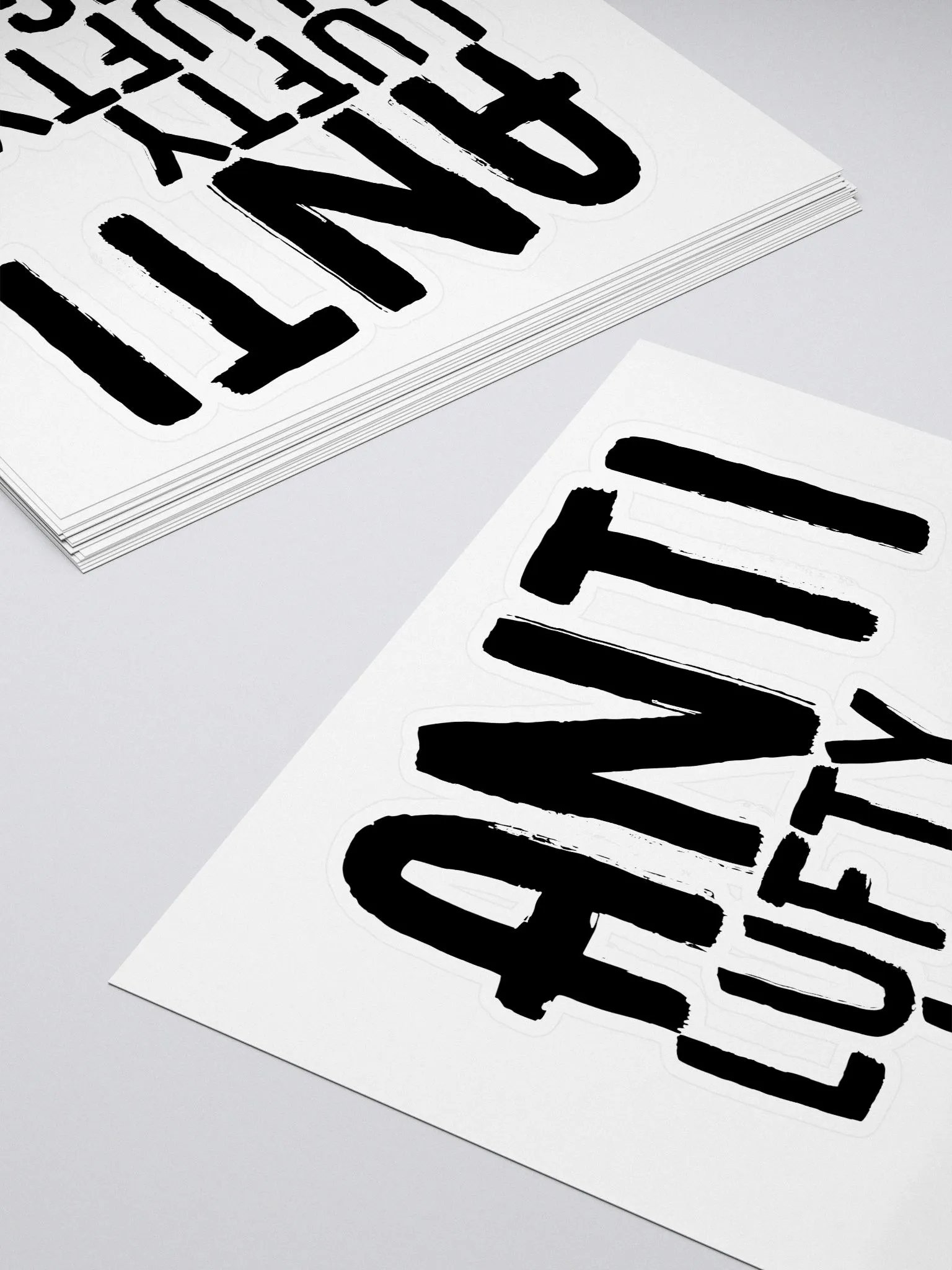 Anti Lufty Lufty Gang Stickers (Black) product image (4)