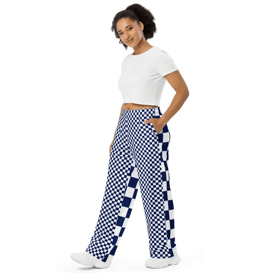 Premium Blue Checkered Pants product image (4)