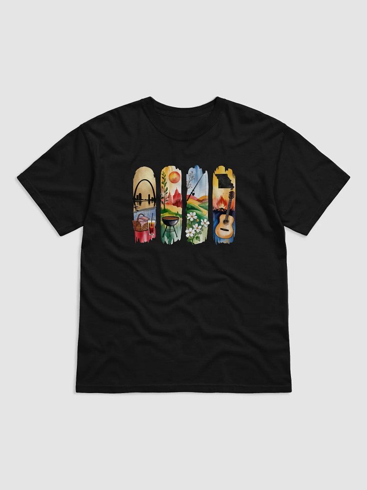 Brushstroke State Pride –Missouri T-Shirt product image (3)