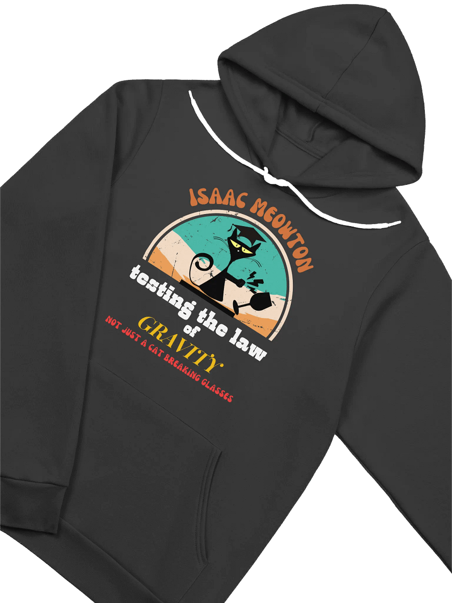Isaac Meowton Cat Lover Hoodie product image (2)