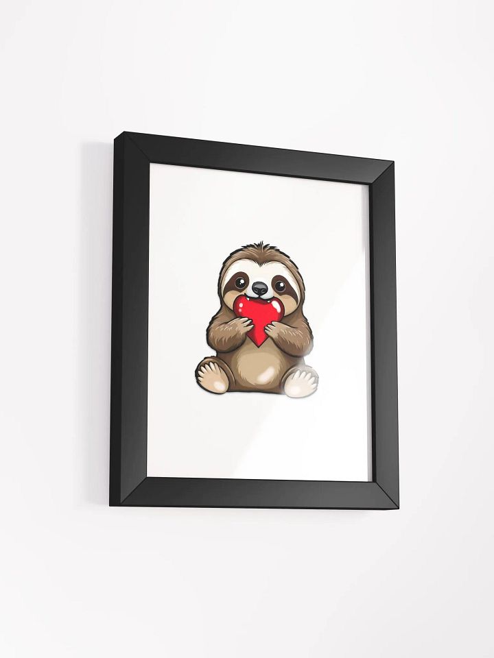 Sloth with a Heart Poster product image (12)