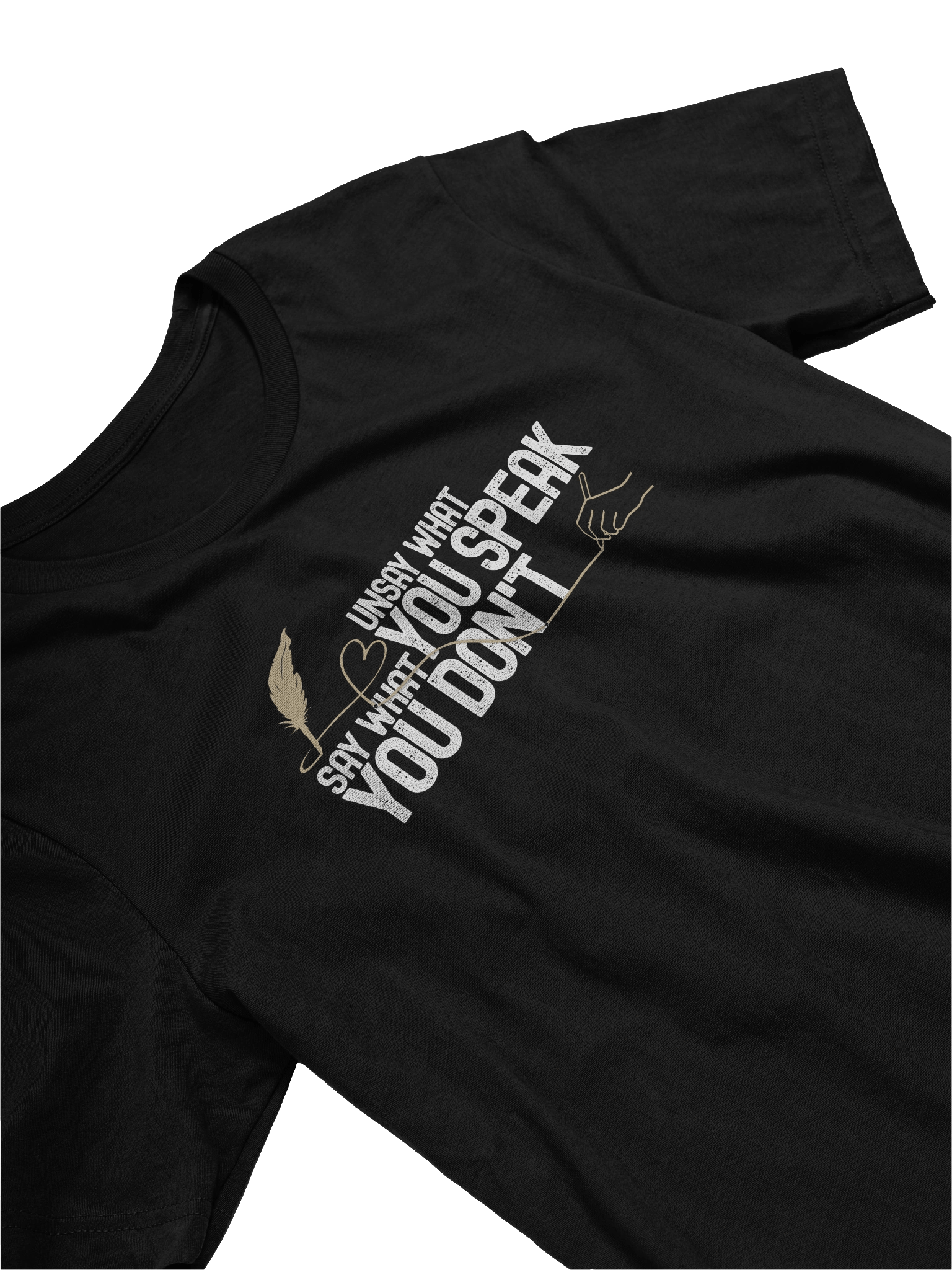 Inner Balance Manifesto T-Shirt | Unsay What You Speak, Say What You Don't Design | Bella+Canvas Supersoft Tee product image (2)