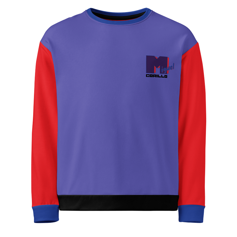 Retro Music Color Block Crewneck product image (1)