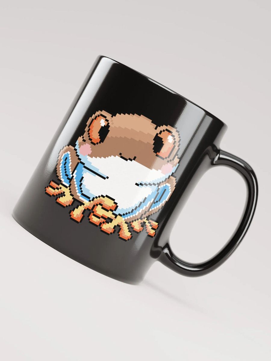 Brown Rip the Frog Black Glossy Mug product image (4)