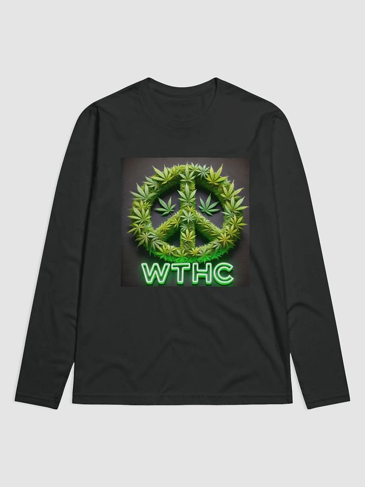 Da Glowing Peace Symbol Cannabis Long Sleeve product image (3)