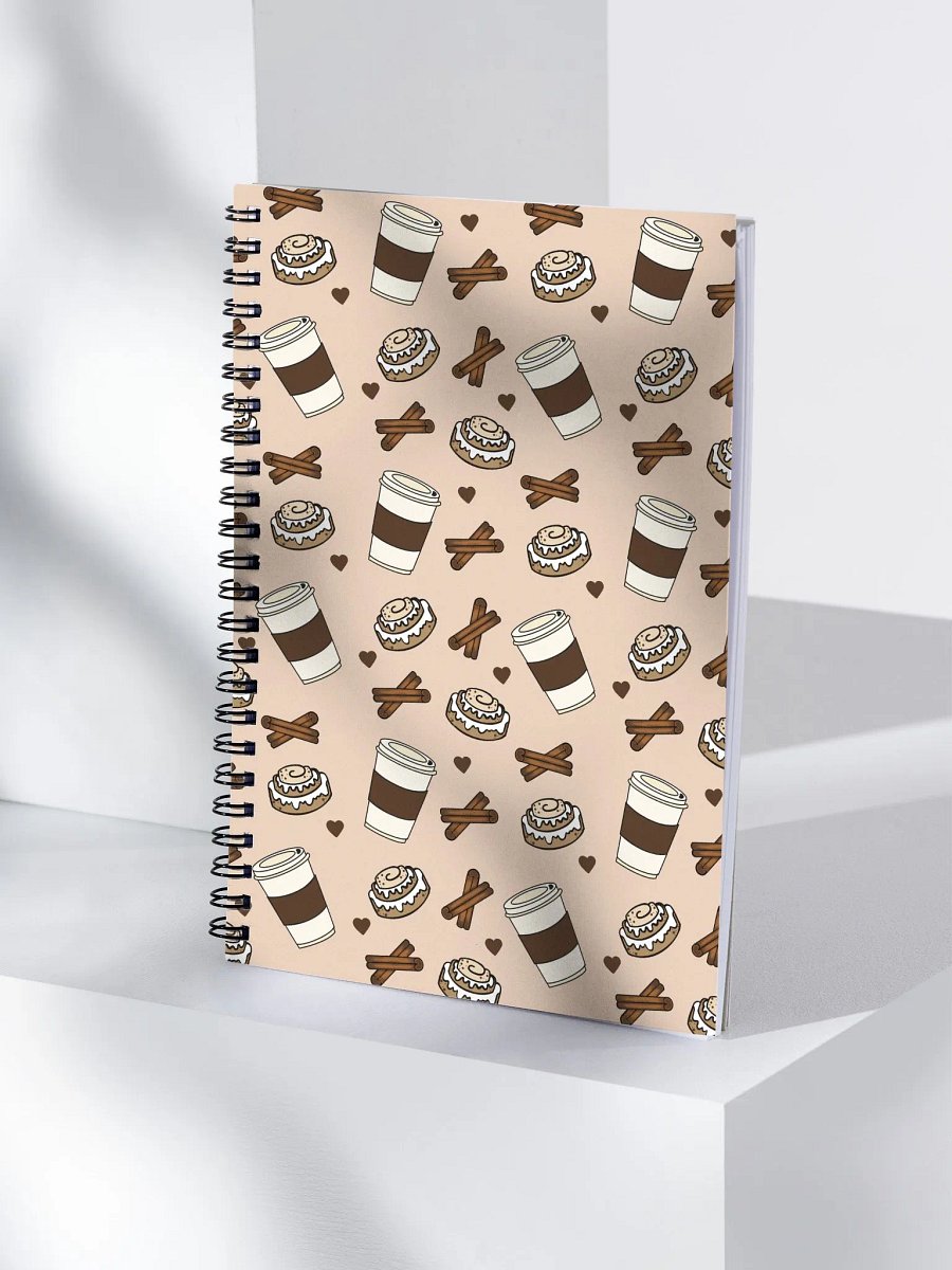Caffeine & Sweet Treats Spiral Notebook product image (2)
