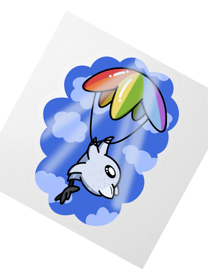 Squish Parachute Sticker product image (2)