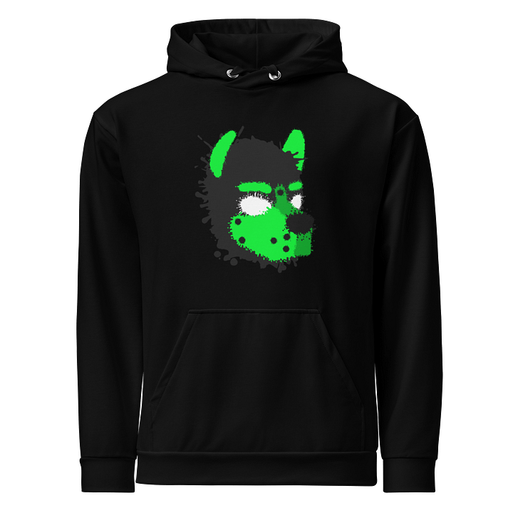 Pup Splatter Hoodie - Black / Green product image (1)