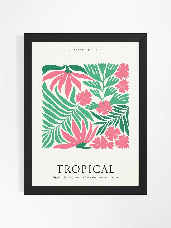 Floral Harmony - Framed Poster product image (1)