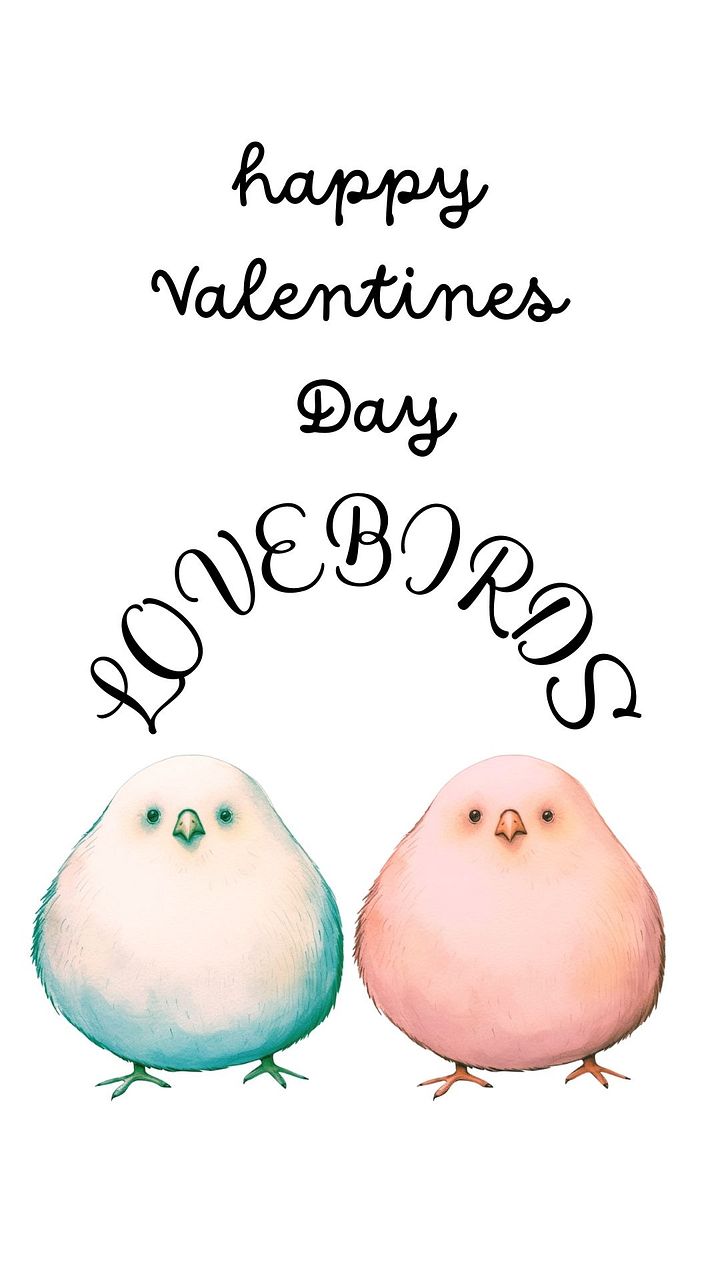 Lovebirds GIF card Valentines Day product image (1)