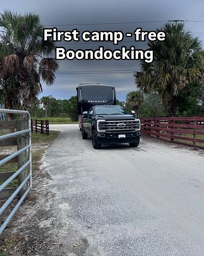 Re-post the first had a typo lol 

Our first Boondocking experience at Dupuis campground.  We just had to register on the web...
