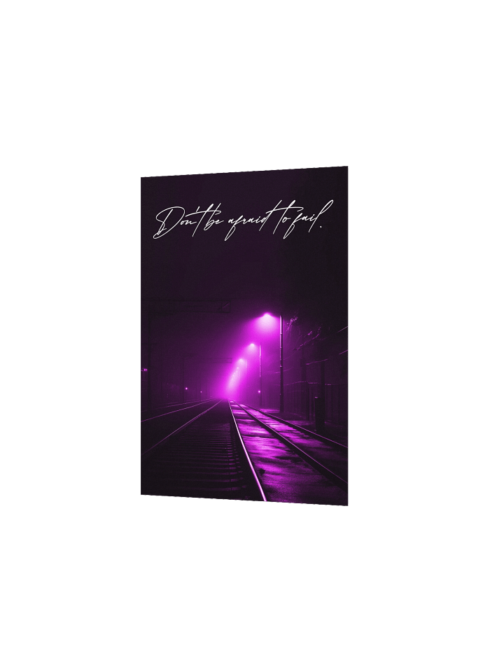 "Dont be afraid" Handwritten Matte Poster product image (12)