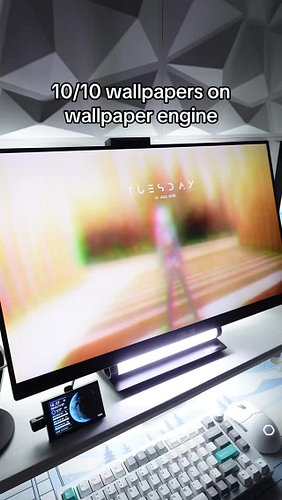 ALL WALLPAPERS 🔗 IN BIO

Wallpaper Engine is on Steam. Rainmeter tutorial for the day/date is linked in my bio @nightxparade ...