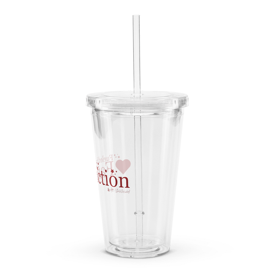 Fueled by Fanfiction Clear Cup with Straw product image (4)
