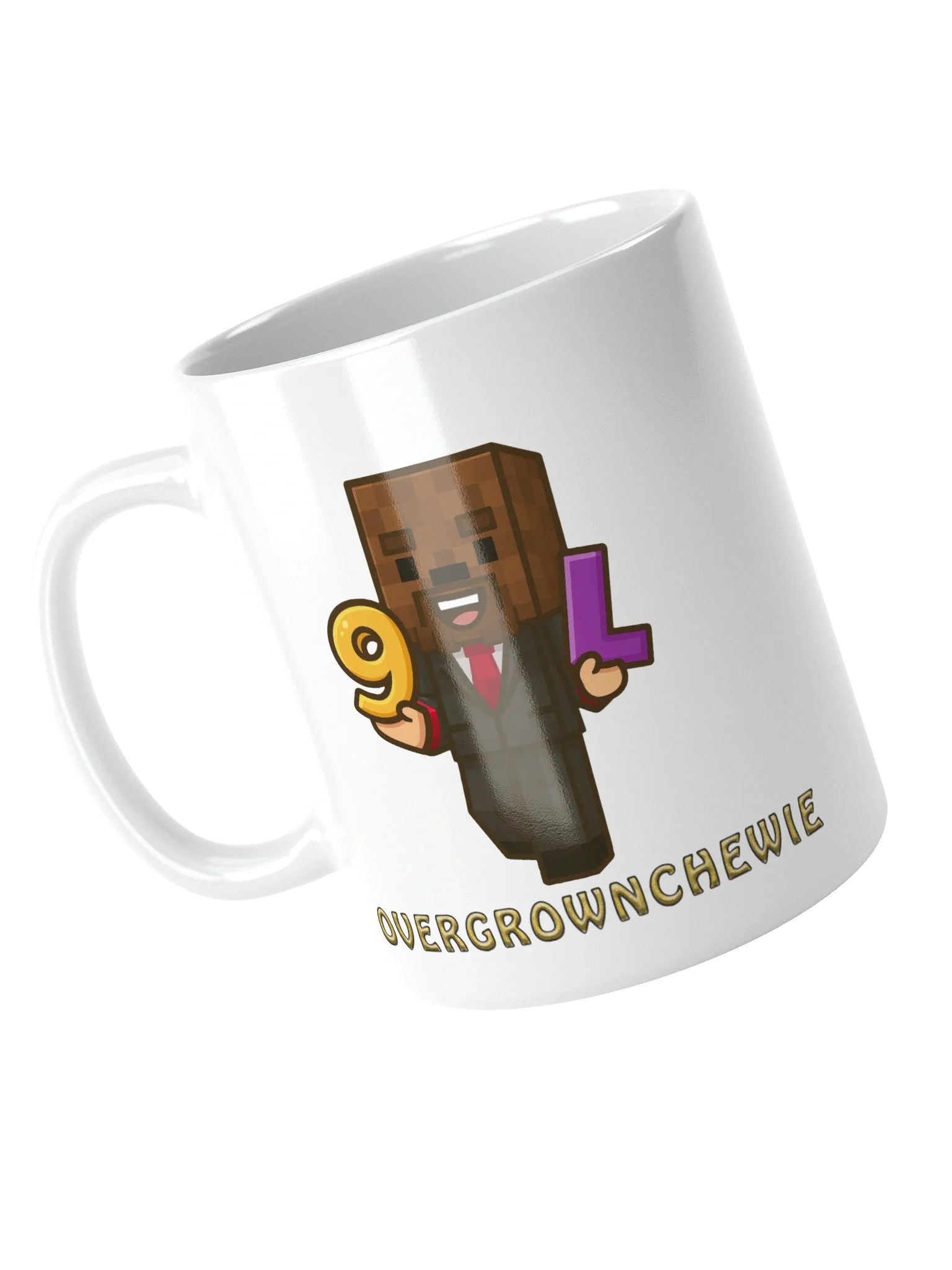 9LS4 OvergrownChewie White Glossy Mug product image (10)
