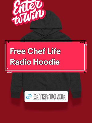 #freemerch #podcastgiveaway #sweepstakes #entertowin #chefliferadio #linkisinthebio 