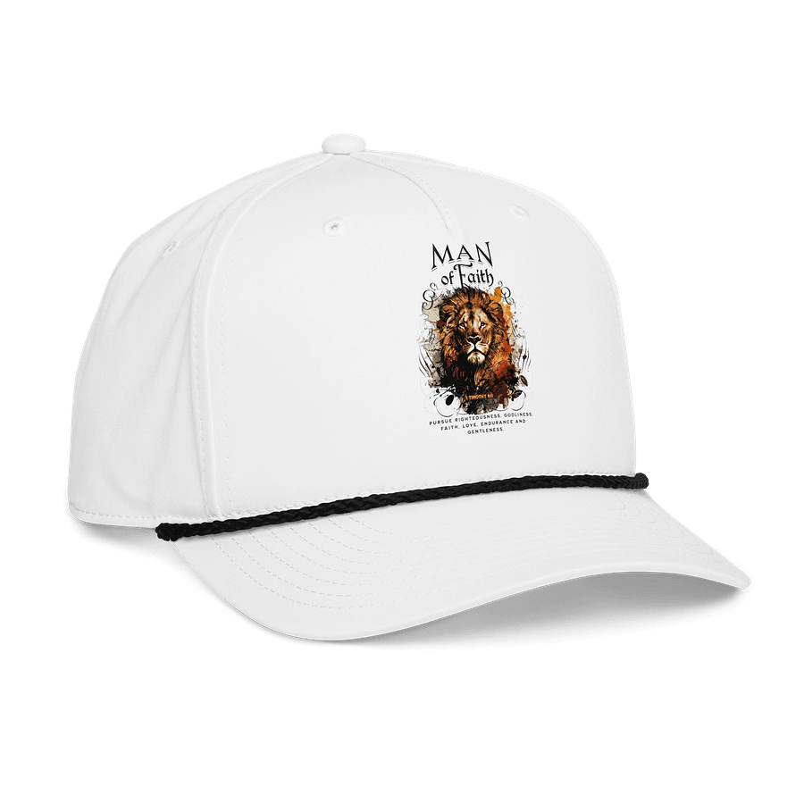 Man of Faith Embroidered Five-Panel Cap product image (4)