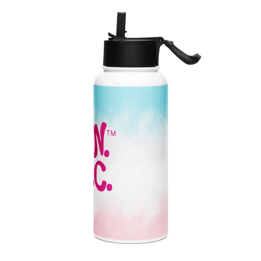 BRN.2C.C.™ | Pink Logo | Stainless Steel Water Bottle | Iconic Pink, White & Blue product image (3)