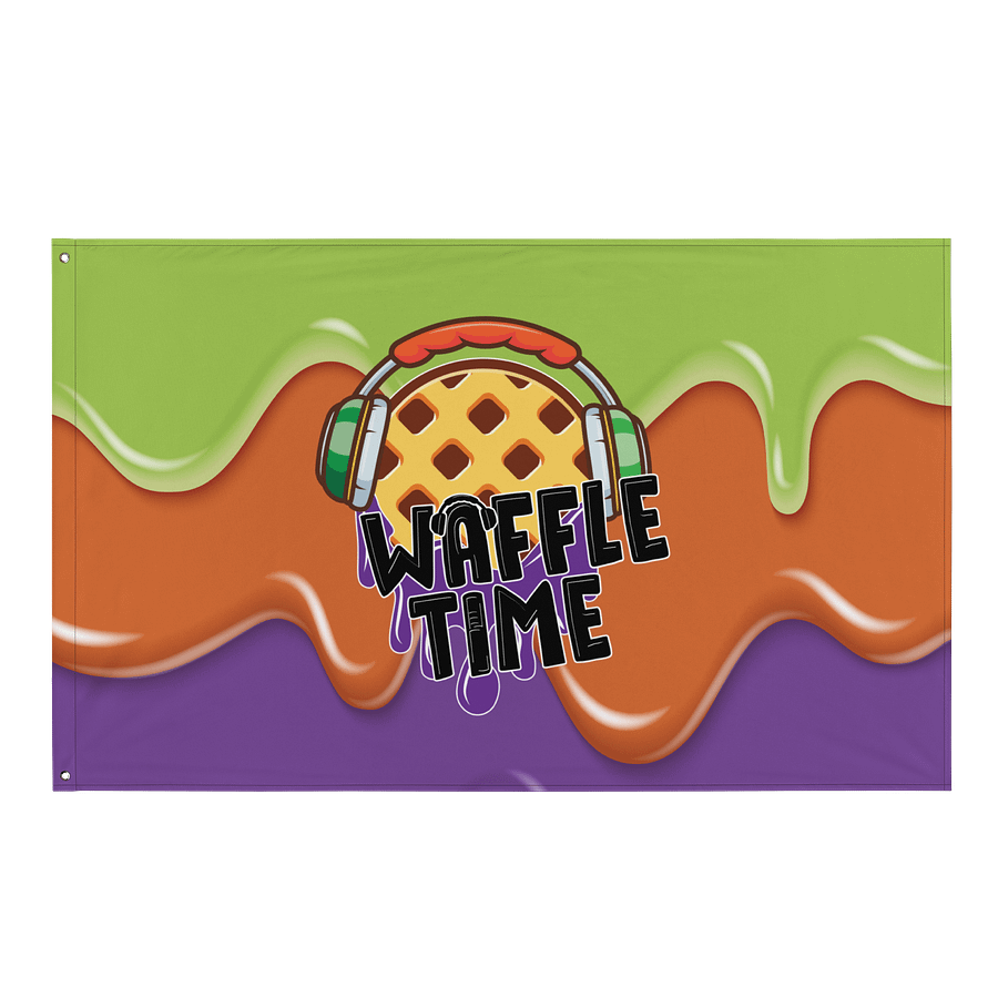 Drippy Waffle Time Flag product image (1)