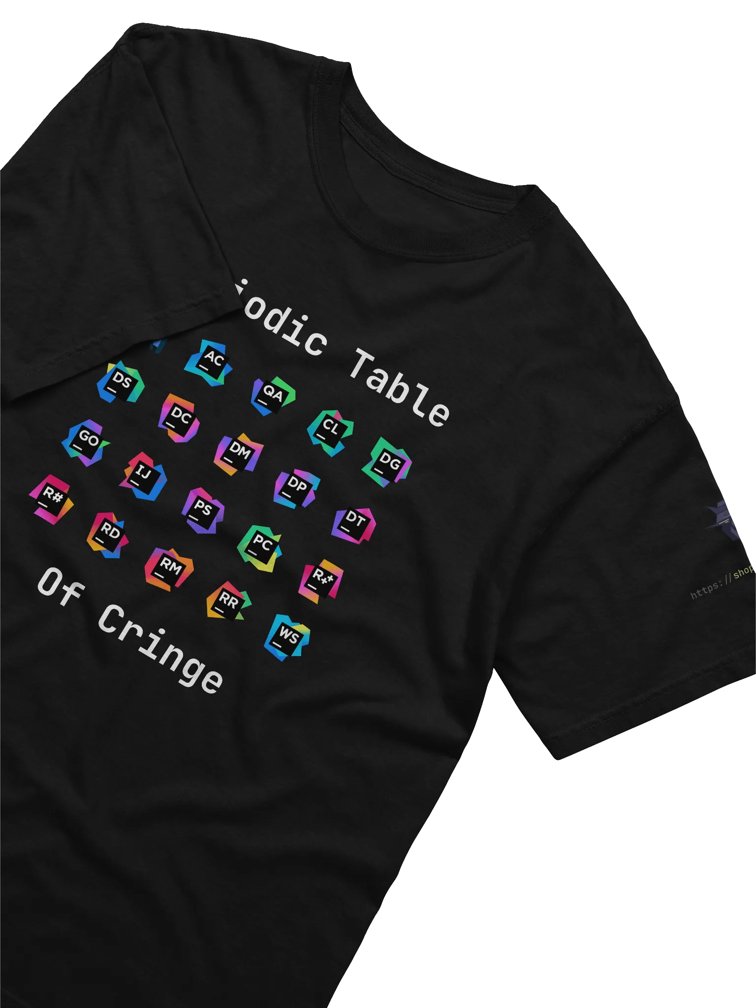 Jetbrains Periodic Table of Cringe T-shirt product image (3)