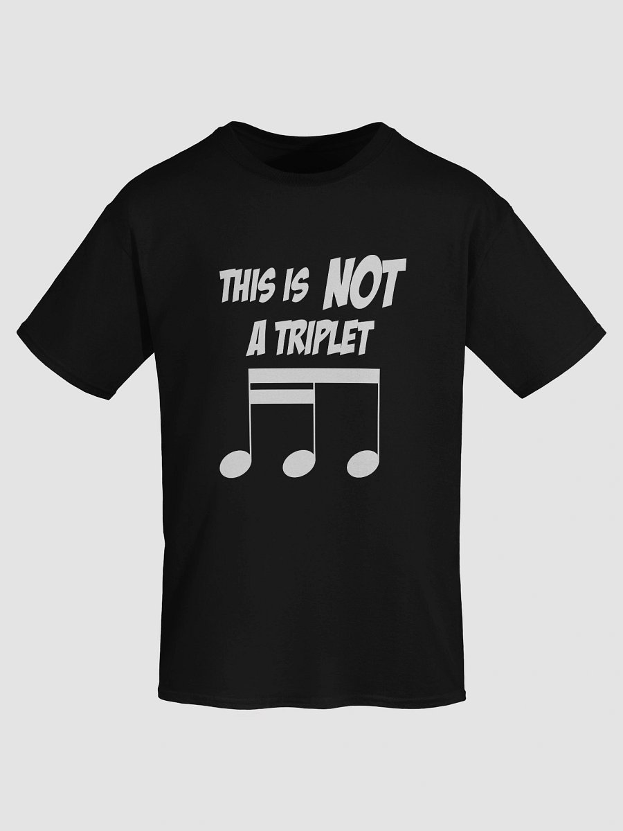 Triplet t-shirt (white text) product image (75)