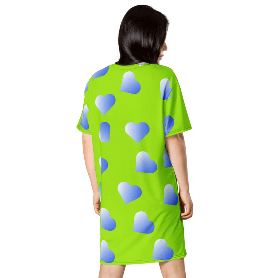 Love Pattern 2 Women's T Shirt Dress product image (3)