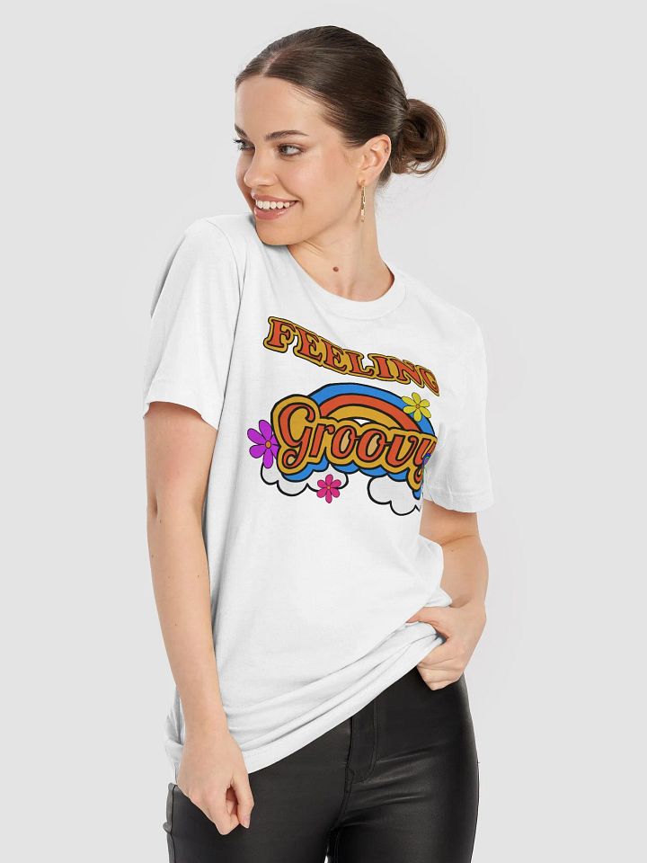 Groovy Vibes Rainbow Unisex T-Shirt product image (25)