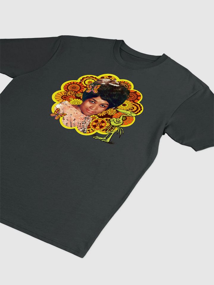Faded Mirage Psychedelic Aretha Franklin Heavyweight T-Shirt product image (2)