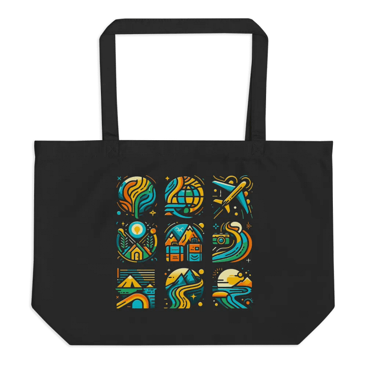 Econscious Organic Cotton Tote | AI-Designed Symbols of Adventure product image (1)