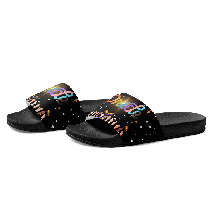 LGBTQIAP2S+ 2025, Pride Glow, Women's Slides product image (1)