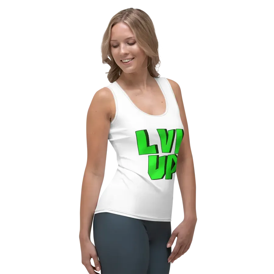 LVL UP White Tank Top product image (4)