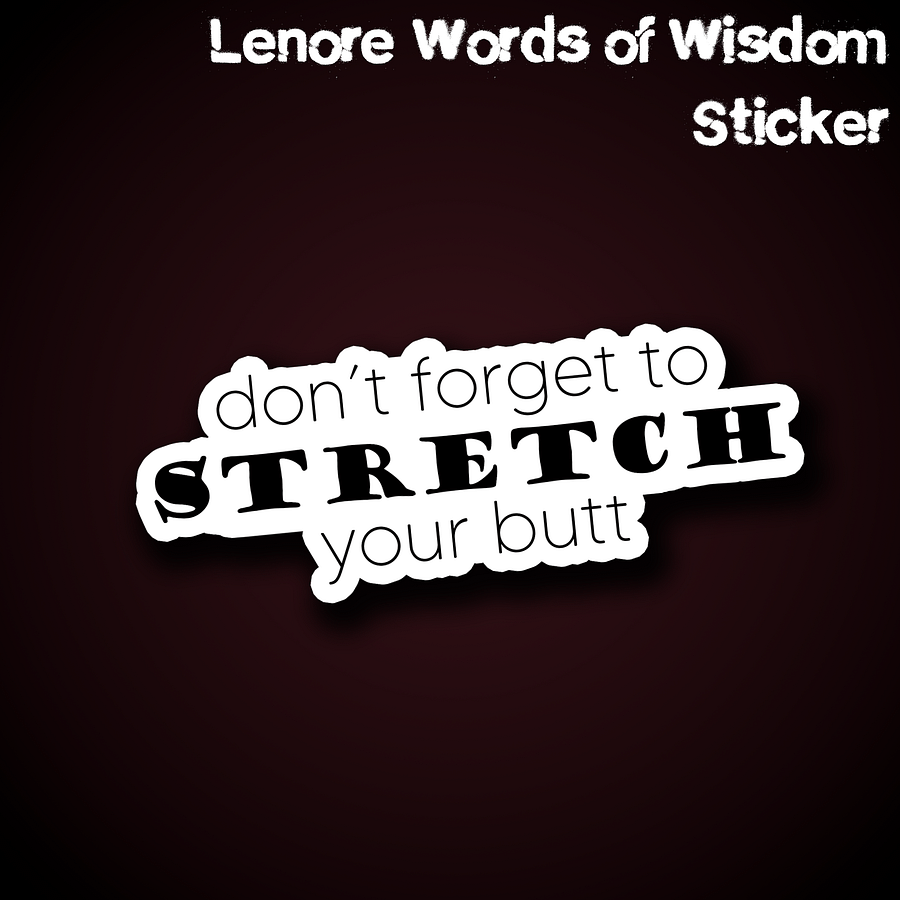 Lenore Advice Sticker [PREORDER] product image (1)