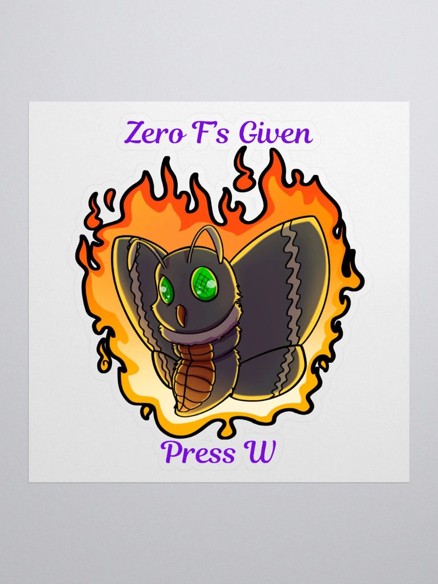 Zero F's Given Sticker product image (1)