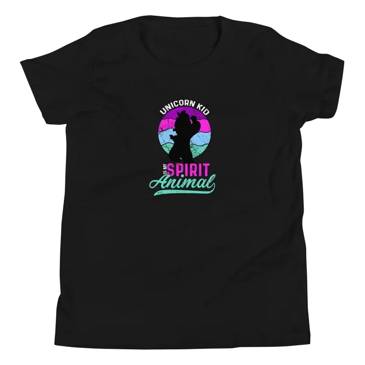 Unicorn Kid Is My Spirit Animal - Youth Tshirt product image (1)