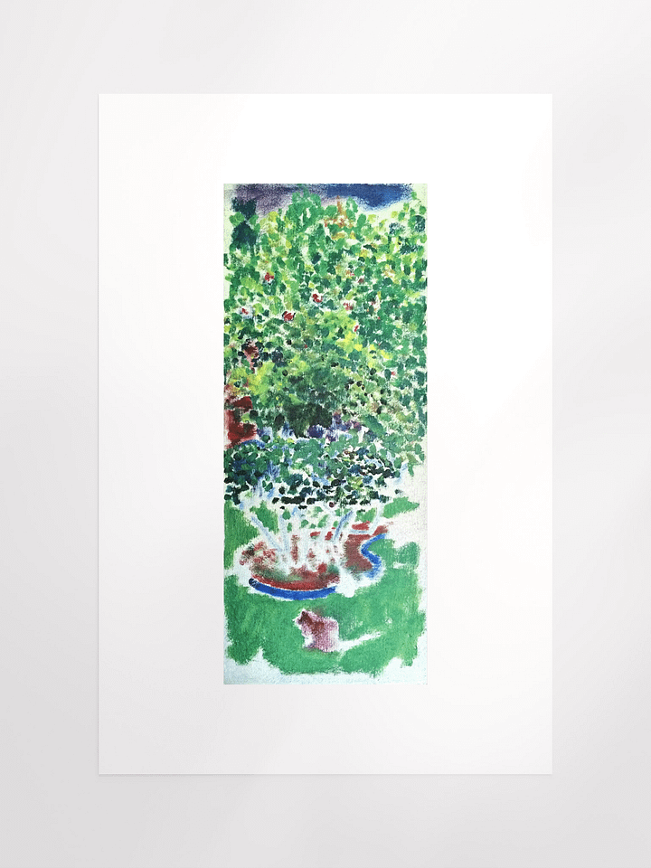 Cat in the Grass (1987) print product image (2)