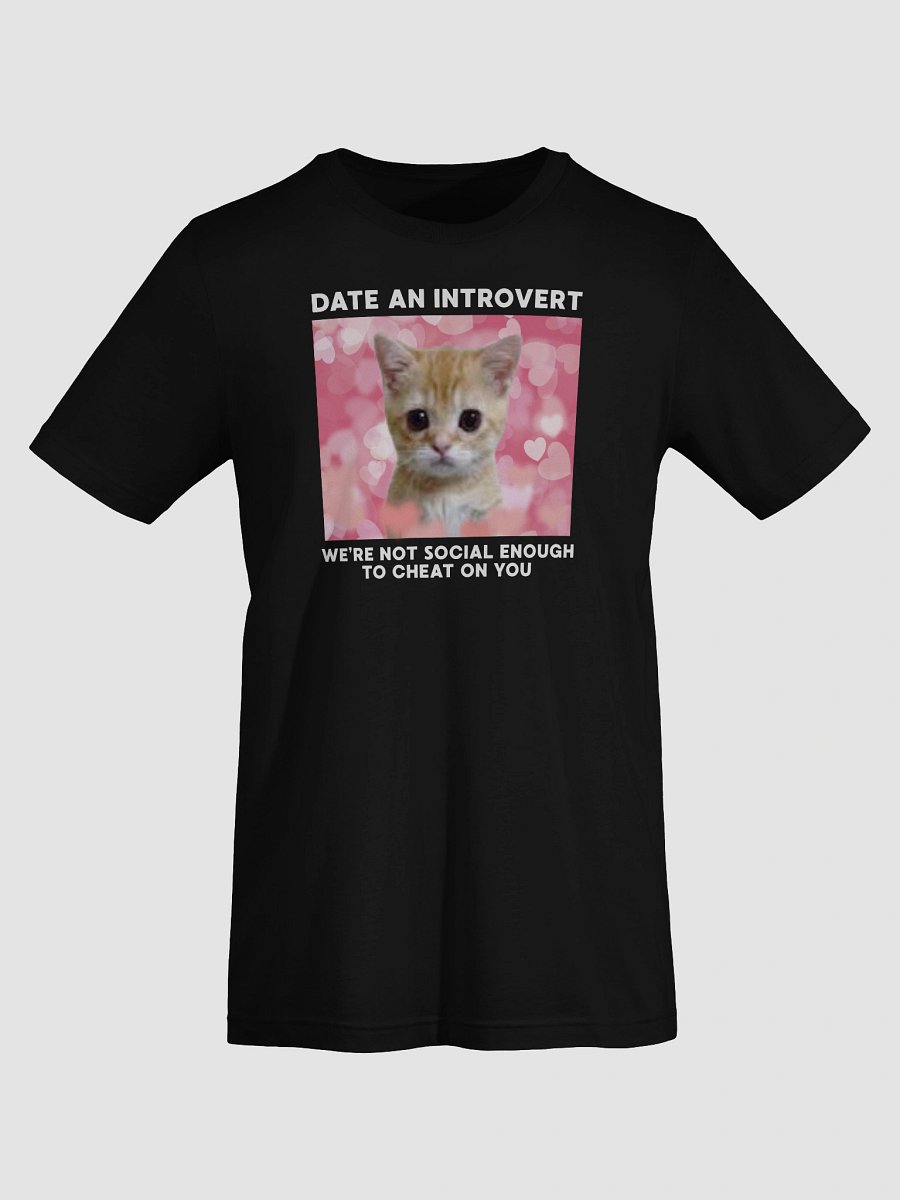 Date an Introvert Cat T-Shirt product image (19)