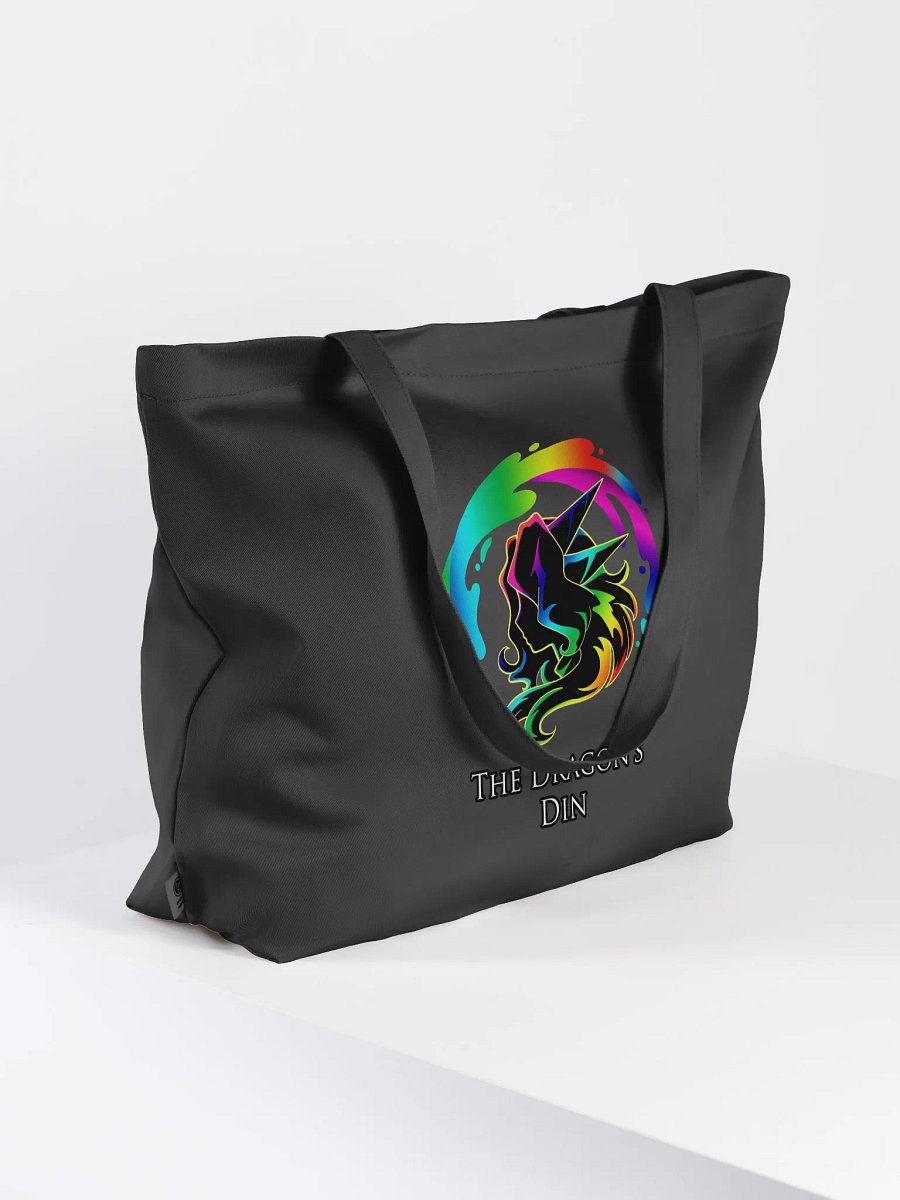 The Dragon's Din Logo Cotton Tote product image (4)