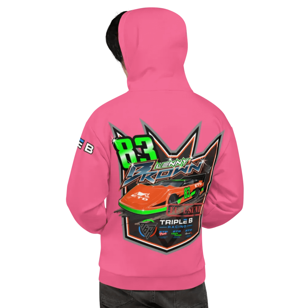 Lenny Brown Late Model Hoodie (Pink) product image (1)