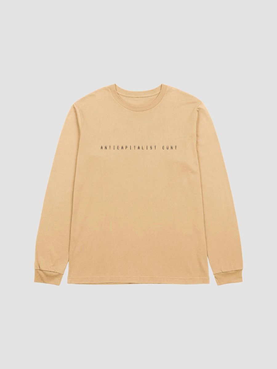 ANTICAPITALIST C*NT long sleeve supersoft tee product image (21)